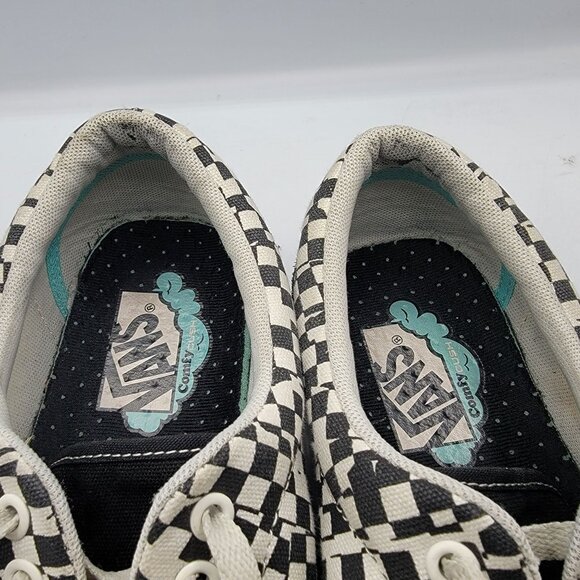 Vans Comfycush Era Mens 9.5 Checkerboard Black White Casual Skate Training Shoes main image 8